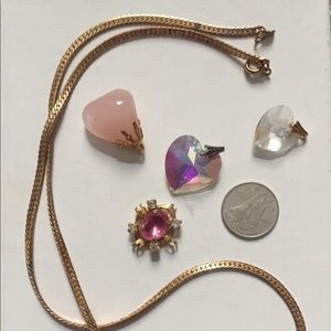 Chain and various pendants